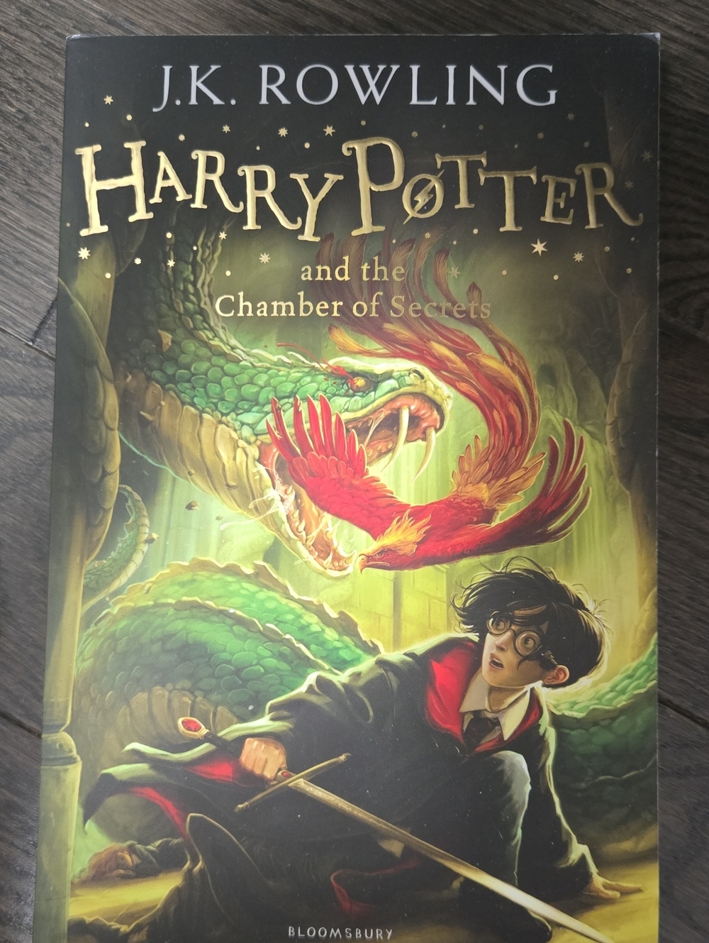 Harry Potter and the Chamber of Secrets by J.K. Rowling - Illustrated Hardcover